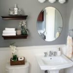 decoración baño pequeño para que se vea más amplio con supermamás