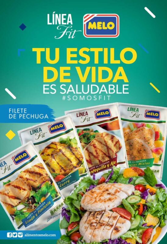 tener una vida saludable con la línea FIT de MELO