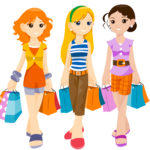 Ir al mall con mis amigas