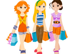 Ir al mall con mis amigas