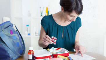 botiquín de primeros auxilios