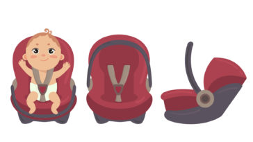 sillas infantiles para carro figura animada