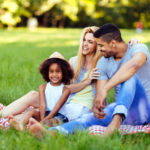 familia en el parque