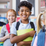 niños en la escuela