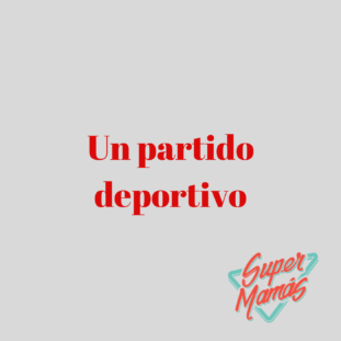 un partido deportivo