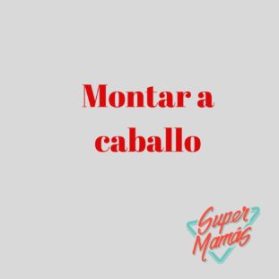 montar a caballo