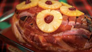 receta navideña con piña