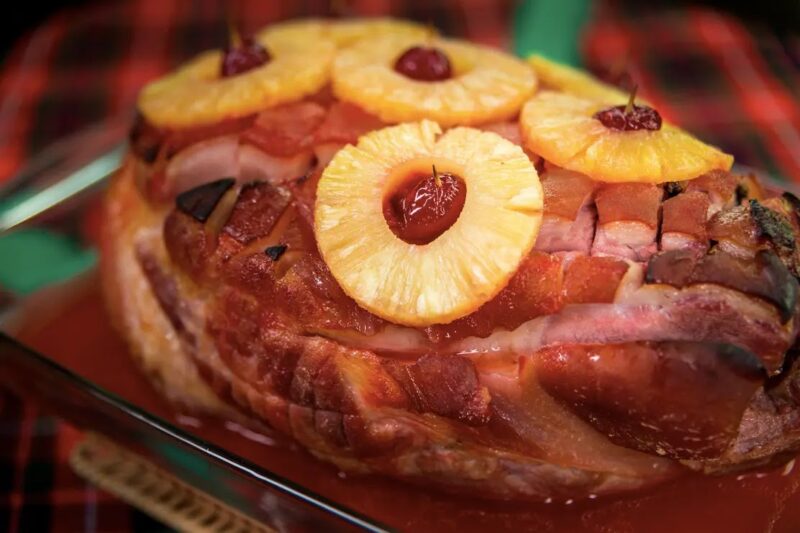 receta navideña con piña