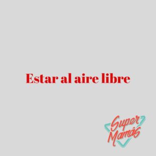 estar al aire libre
