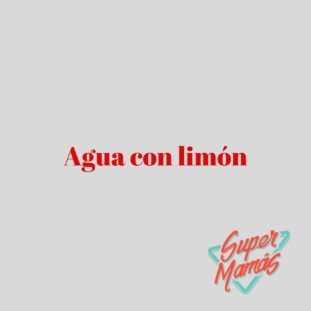 agua con limón