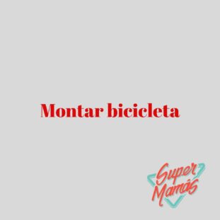 montar bicicleta
