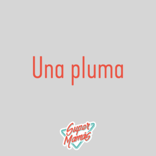 una pluma