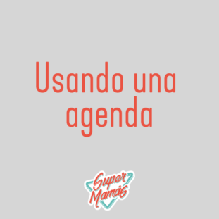 usando una agenda