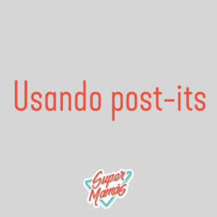 usando post-its
