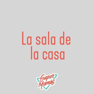 la sala de la casa