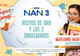 Risitos de oro y los 3 dinosaurios: un cuento para dulces sueños con Súper Mamás