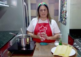 receta rollos lasaña gratinada: pasta italiana casera rellena al horno