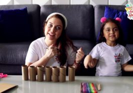 Juego didáctico formas geométricas DIY - actividad sensorial montessori niños