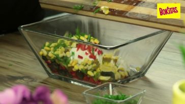 Receta dip cremoso de maíz dulce - salsa para snacks y aperitivos caseros