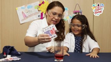 experimento de explosión de lava