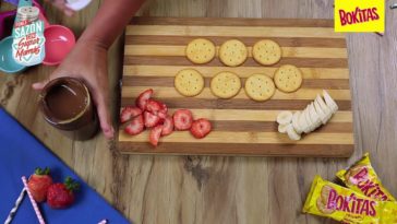 galletas con crema de avellana