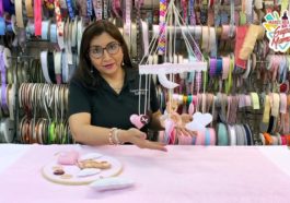 Manualidades móvil cuna bebé - tutorial decoración habitación infantil