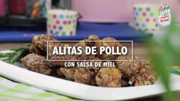 Receta alitas miel caseras - pollo glaseado salsa dulce