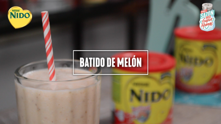 Batido refrescante melón casero - receta bebida natural saludable