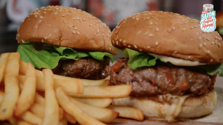 hamburguesa de papá