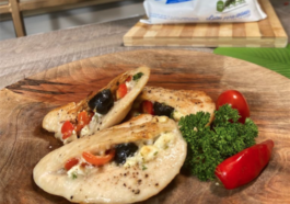 pechuga de pollo rellena