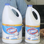 limpiando con clorox anti-splash