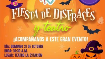 fiesta de disfraces y teatro