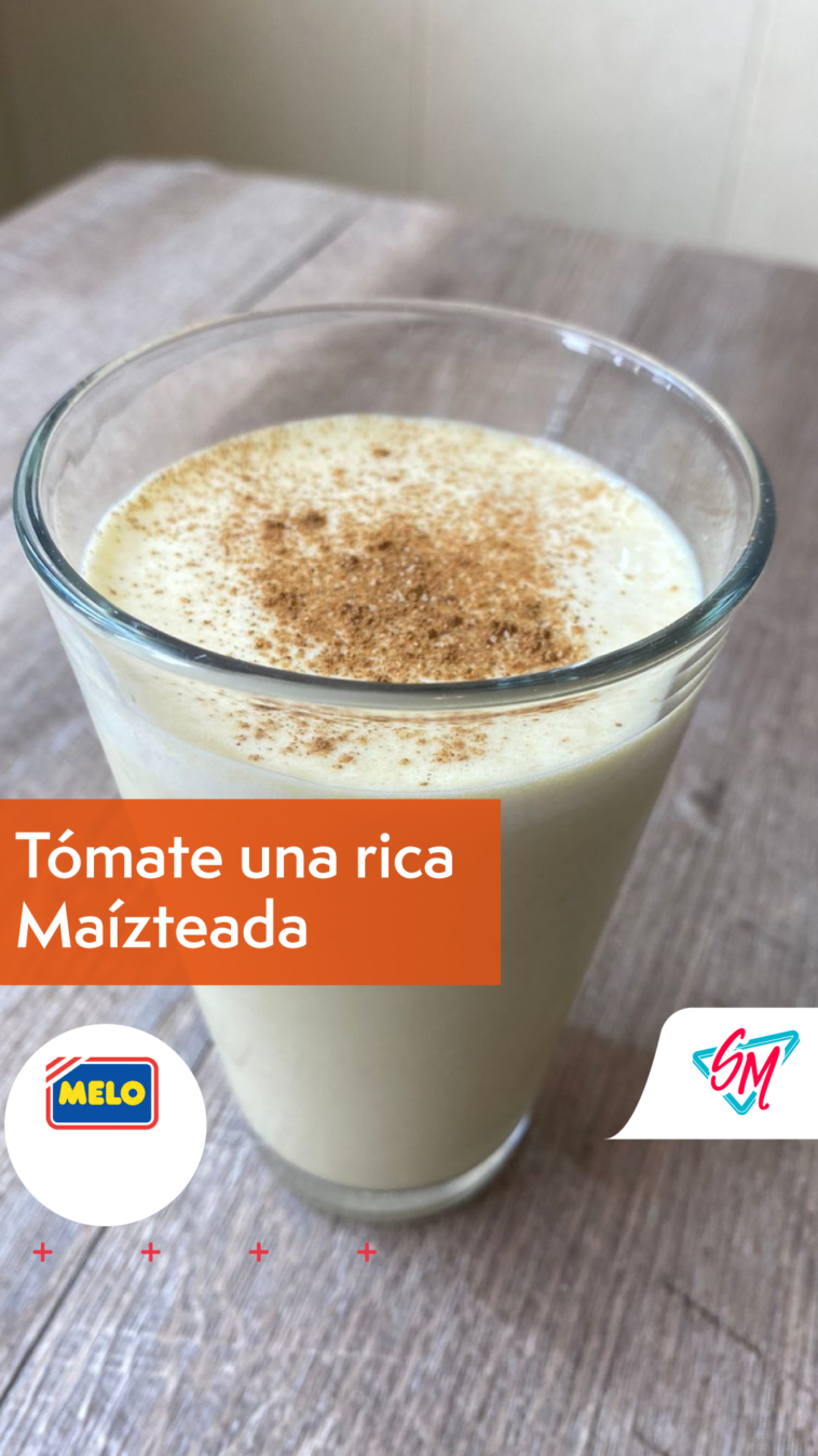Bebida cremosa de Maizteada con leche NIDO - Receta tradicional y reconfortante