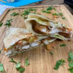 Wrap de pollo casero receta - sándwich enrollado fácil almuerzo
