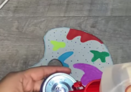 Manualidades sustentables para niños - plato de pintura reciclado diy Copy Retry Manualidades sustentables para niños - plato de pintura reciclado
