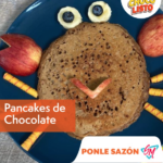 Pancakes caseros de chocolate - receta desayuno familiar dulce