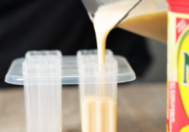 Paletas heladas caseras de frutas naturales y frescas