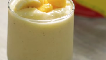 Frosty de mango y guineo receta