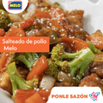 salteado de pollo receta