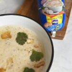 crema de pollo