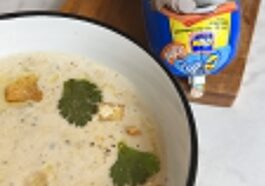 crema de pollo