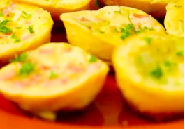 Quiche con jamón y vegetales