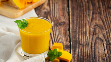 Pudding de Mango con Cereal infantil NESTUM