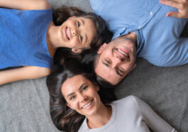 tiempo en familia feliz