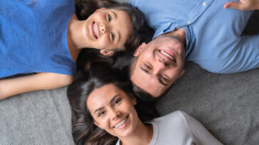 tiempo en familia feliz